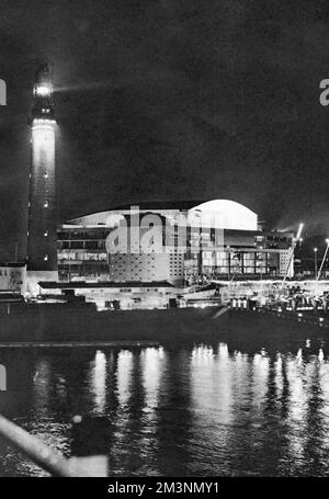 Royal Festival Hall und Shot Tower, South Bank, London Stockfoto