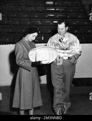 Königliche Tour durch Kanada: Prinzessin Elizabeth, 1951 Stockfoto