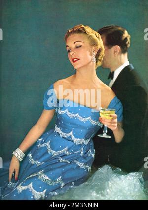 Christian Dior Kleid, 1953 Stockfoto