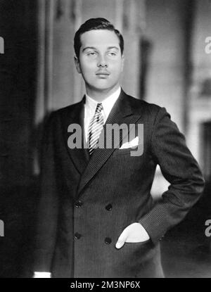 Farouk I aus Ägypten (1920-1965), 16 Jahre alt. Farouk war der zehnte Herrscher der Mohammed-Ali-Dynastie und der vorletzte König von Ägypten und Sudan, der 1936 sein Vater Fuad I nachfolgte. 1936 Stockfoto