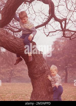 Prinz Andrew und Prinz Edward Stockfoto