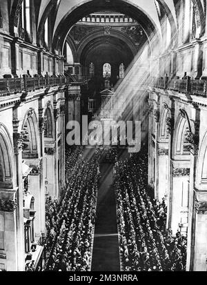 König George V. Silberne Jubiläumsfeier, 1935 - St. Paul's Stockfoto