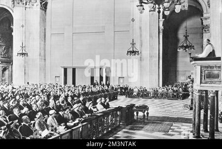 Krönung 1953, Thanksgiving-Service in der St. Paul's Cathedral Stockfoto