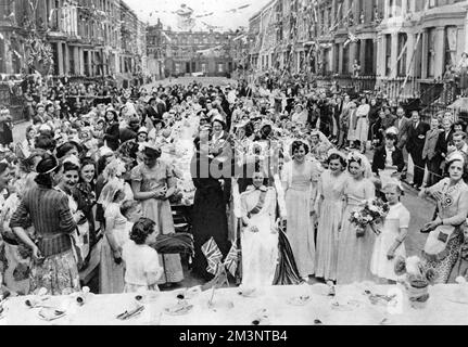 Kinder-Krönungsfeier 1953 Stockfoto