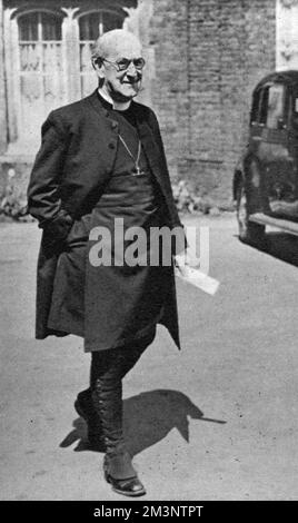 1. Sitzung der Krönungskommission: Erzbischof von Canterbury Stockfoto