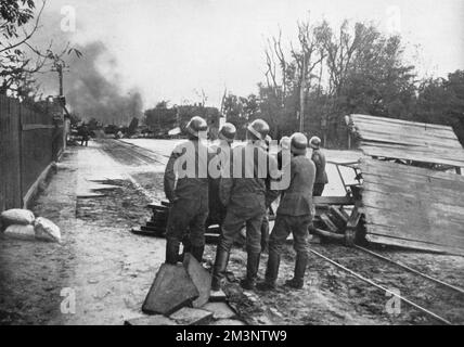 Zerstörung in Warschau nach der Invasion 1939 Stockfoto