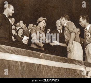 FA Cup Finale 1953 Stockfoto