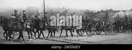 Britische Expeditionstruppe in Boulogne Stockfoto