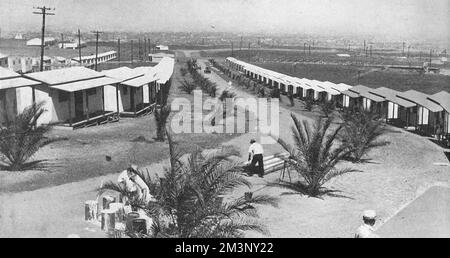 1932 Olympische Spiele in Los Angeles, das Dorf Stockfoto