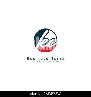 K C KC Anfangsbuchstabe handschriftlich und Signatur Vektorbildvorlage in runder Form Logo Stock Vektor