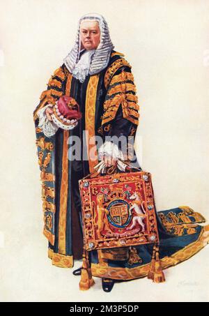 Lordkanzler Viscount Hailsham Stockfoto