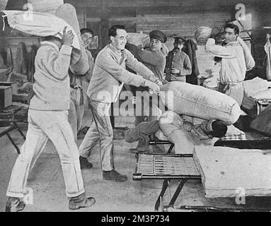 Anzac-Genesungskräfte kämpfen im 1. Weltkrieg Stockfoto