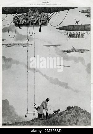 Beute von William Heath Robinson 1. Weltkrieg Stockfoto