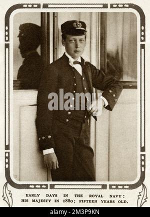 Prinz George in Royal Navy Uniform Stockfoto