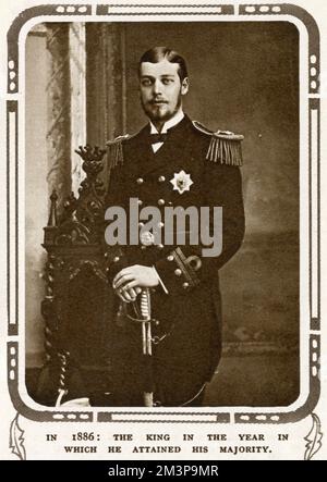 Prinz George in Royal Navy Uniform Stockfoto