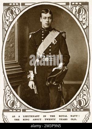 Prinz George in Royal Navy Uniform Stockfoto