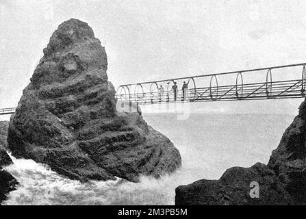 Gobbins Cliff Path Stockfoto