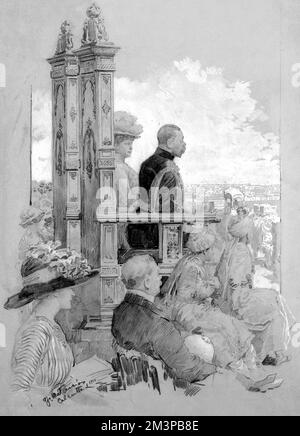 König Georg V. und Königin Maria in Kalkutta, Indien Stockfoto