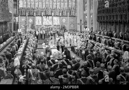 Beerdigung von Edward VII., St. George's Chapel, Windsor Stockfoto