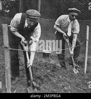 Blinde Soldaten im St. Dunstan's Stockfoto