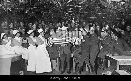 Verwundete Australier wurden am Weihnachtstag unterhalten Stockfoto