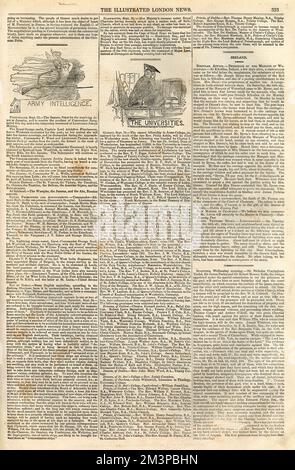 Illustrierte London News Seite 3, 1. Oktober 1842 Stockfoto