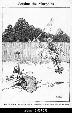 Zwingt die Murphies, von W.. Heath Robinson Stockfoto