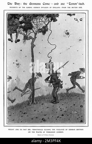 Der Tag von William Heath Robinson Stockfoto