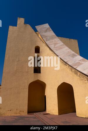 Jantar Mantar astronomischen Beobachtung, Rajasthan, Jaipur, Indien Stockfoto