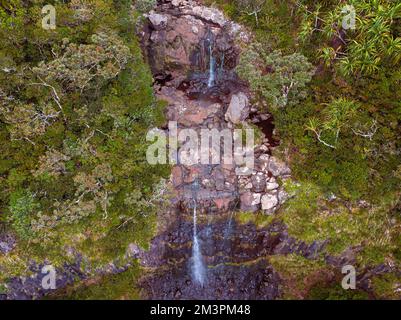 Die Alexandra-Wasserfälle sind Teil des Nationalparks Black River Gorges auf Mauritius Island Stockfoto