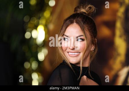 Los Angeles, Usa. 15.. Dezember 2022. LOS ANGELES, KALIFORNIEN, USA - 15. DEZEMBER: Becca Tilley trifft am 15. Dezember 2022 auf der Global Premiere Screening of Paramount Pictures „Babylon“ im Academy Museum of Motion Pictures in Los Angeles, Kalifornien, USA ein. (Foto: Xavier Collin/Image Press Agency) Kredit: Image Press Agency/Alamy Live News Stockfoto