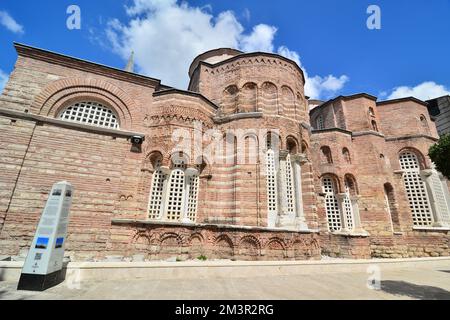 Die Fenari Isa Moschee oder die Lippen-Klosterkirche, die einst als orthodoxe Kirche in Istanbul diente, wurde von den Türken in eine Moschee umgewandelt. Stockfoto