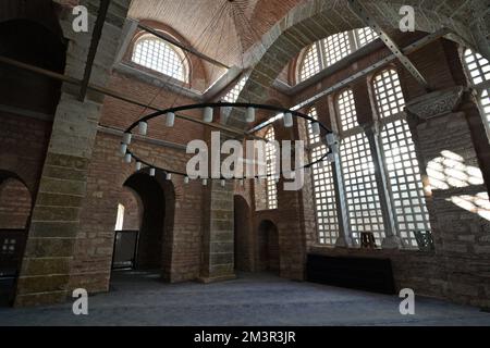 Die Fenari Isa Moschee oder die Lippen-Klosterkirche, die einst als orthodoxe Kirche in Istanbul diente, wurde von den Türken in eine Moschee umgewandelt. Stockfoto