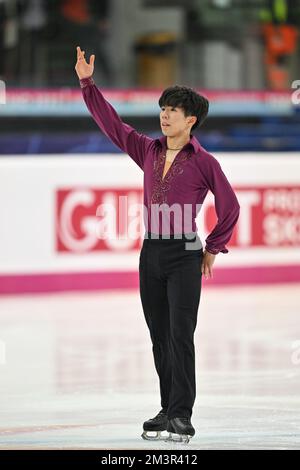 Shun SATO (JPN), während des Senior Men Free Skating, beim ISU Grand Prix of Figure Skating Final 2022, in Palavela, am 10. Dezember 2022 in Turin, Italien. (Foto: Raniero Corbelletti/AFLO) Stockfoto