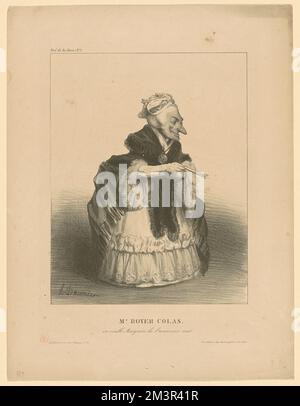 Royer-Collard en Marquise , Philosophen, Anwälte, Politiker, Royer-Collard, Pierre-Paul, 1763-1845. Honoré Daumier (1808-1879). Lithografien Stockfoto