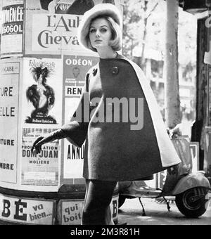 umhang Nina Ricci 1961 Stockfoto