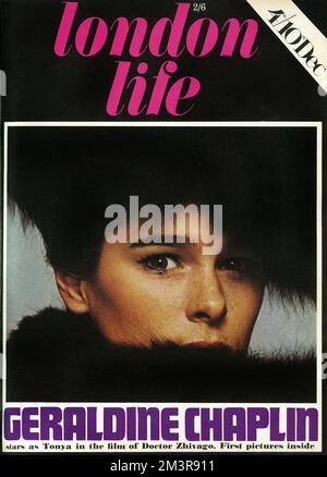 London Life Cover - Geraldine Chaplin in Tonya Stockfoto