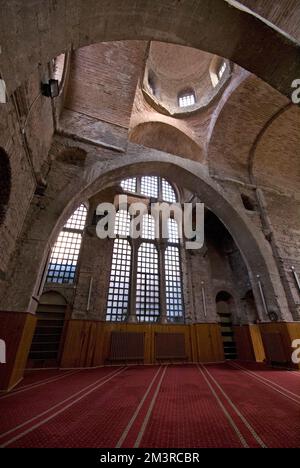 Die Fenari Isa Moschee oder die Lippen-Klosterkirche, die einst als orthodoxe Kirche in Istanbul diente, wurde von den Türken in eine Moschee umgewandelt. Stockfoto