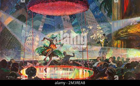 Josephine Baker im Folies Bergere Stockfoto