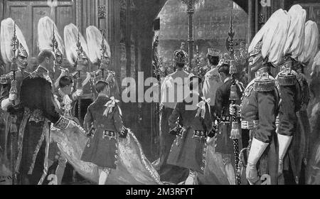 Eröffnung des Parlaments, 1913 Stockfoto