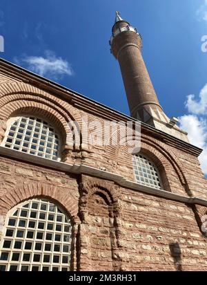 Die Fenari Isa Moschee oder die Lippen-Klosterkirche, die einst als orthodoxe Kirche in Istanbul diente, wurde von den Türken in eine Moschee umgewandelt. Stockfoto