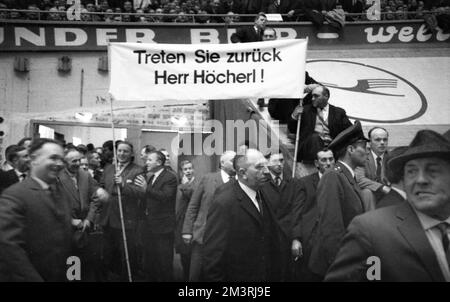 Rallye des DBV 1968 in der Dortmund Westfalenhalle Stockfoto