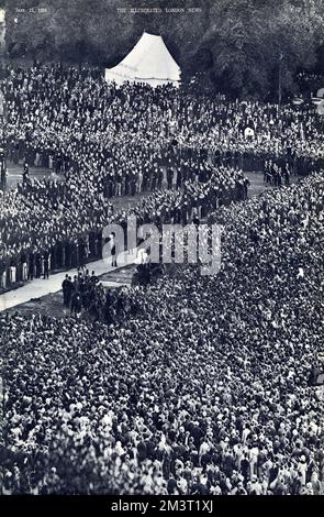 Demo zu faschistischen und antifaschistischen Gegenständen im Hyde Park Stockfoto