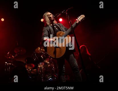 New Model Army im O2 Ritz Manchester 2022. Dezember auf der Bühne Stockfoto