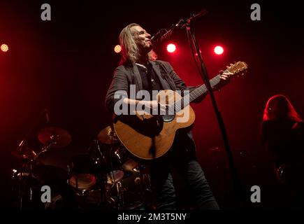 New Model Army im O2 Ritz Manchester 2022. Dezember auf der Bühne Stockfoto