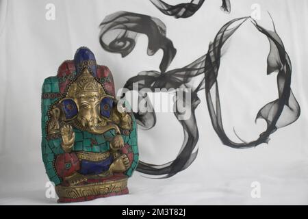 Lord Ganesh Ganapati, Vinayaka, eine der wichtigsten Divinen der hinduistischen Religion Stockfoto