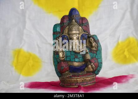 Lord Ganesh Ganapati, Vinayaka, eine der wichtigsten Divinen der hinduistischen Religion Stockfoto