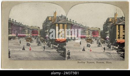 Scollay Square, Boston, Mass. , Straßen, Städte und Städte Stockfoto