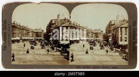 Scollay Square, Boston, Mass. , Straßen, Städte und Städte Stockfoto