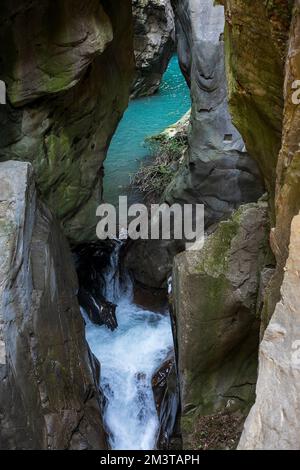 Orrido di Bellano (Orrido di Bellano e Ca' del Diavol) Lecco, Italien Stockfoto